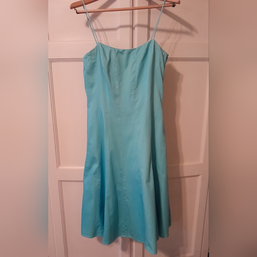 Laren by Ralph Lauren size 6 turquoise dress